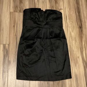 4B - Love Tease Elegant Black Strapless Dress. Jr Size 9